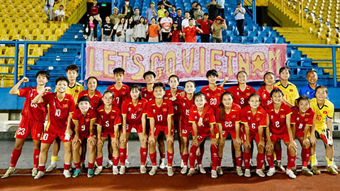 AFC gửi thư chúc mừng đội tuyển U17 nữ Việt Nam